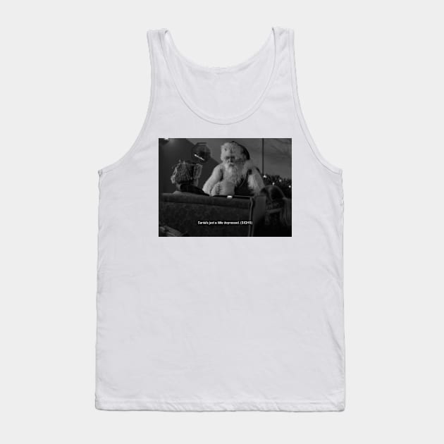 Depressed Santa Tank Top by PlanetWeirdPod